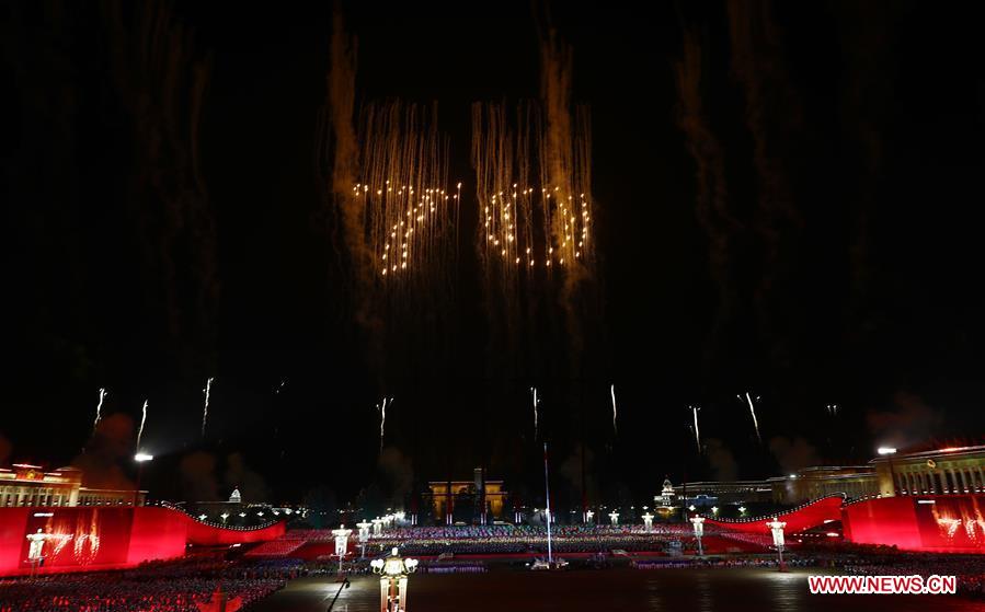 (PRC70Years)CHINA-BEIJING-NATIONAL DAY-CELEBRATIONS-EVENING GALA (CN)