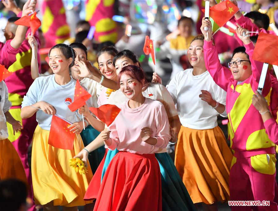 (PRC70Years)CHINA-BEIJING-NATIONAL DAY-CELEBRATIONS-EVENING GALA (CN)