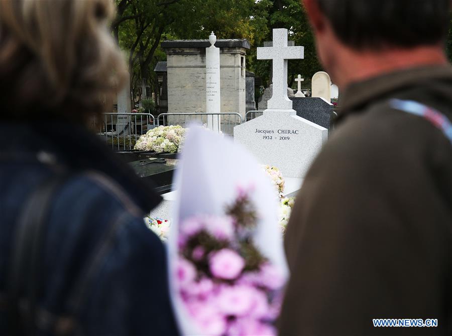 FRANCE-PARIS-JACQUES CHIRAC-TOMB