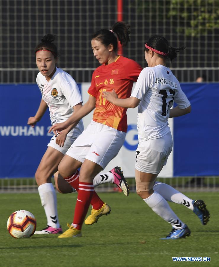 (SP)CHINA-WUHAN-7TH MILITARY WORLD GAMES-FOOTBALL