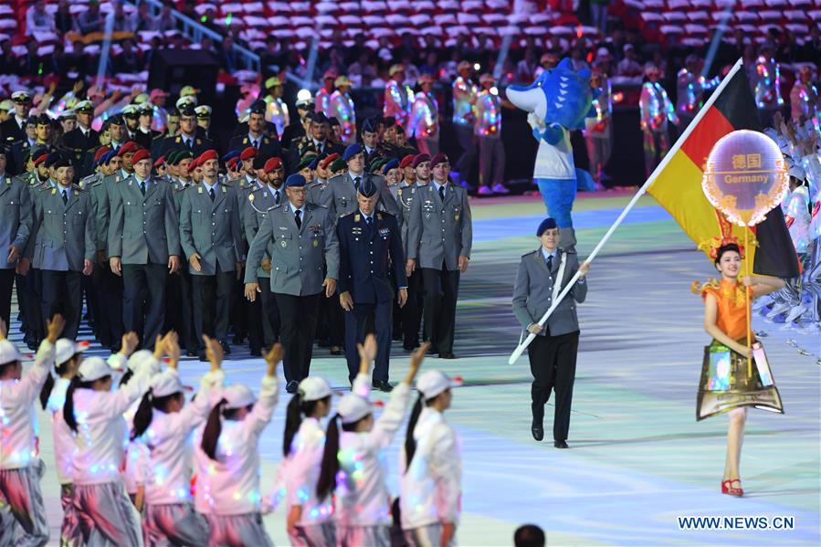 (SP)CHINA-WUHAN-7TH MILITARY WORLD GAMES-OPENING CEREMONY