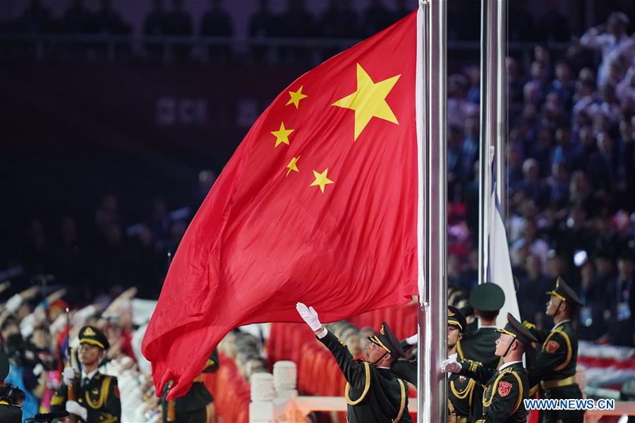 (SP)CHINA-WUHAN-7TH MILITARY WORLD GAMES-OPENING CEREMONY