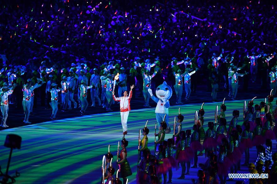 (SP)CHINA-WUHAN-7TH MILITARY WORLD GAMES-OPENING CEREMONY