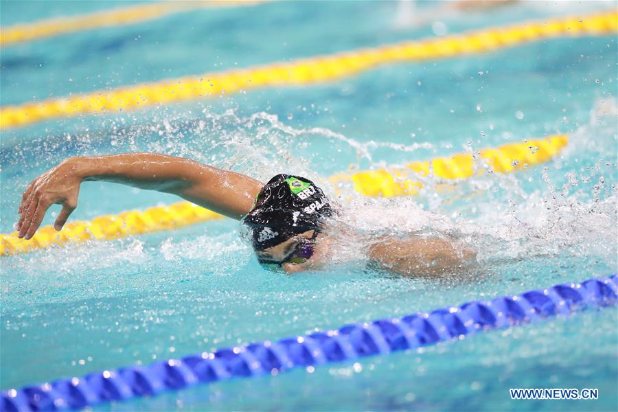 (SP)CHINA-WUHAN-7TH MILITARY WORLD GAMES-SWIMMING-MEN'S 4X100M FREESTYLE RELAY FINAL(CN)