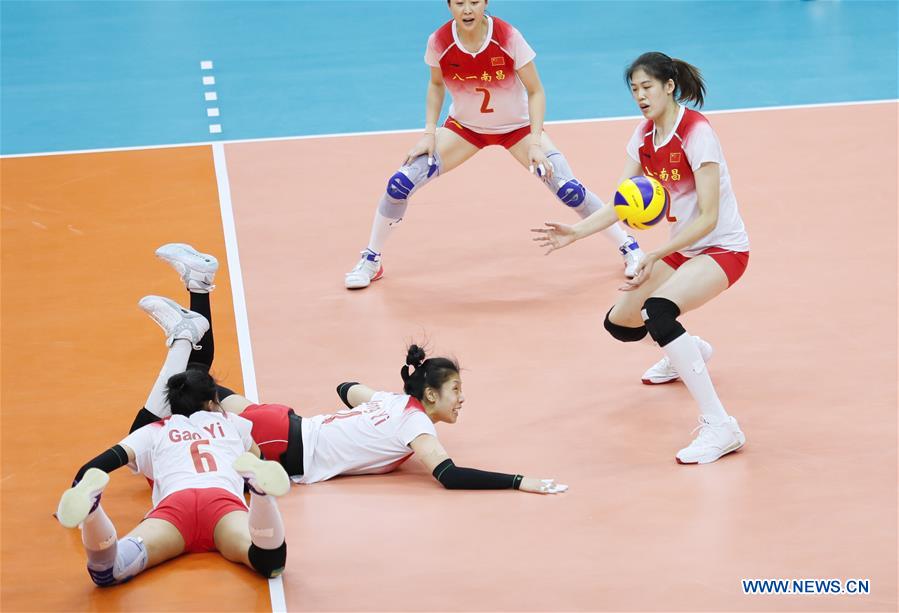 (SP)CHINA-WUHAN-7TH MILITARY WORLD GAMES-VOLLEYBALL