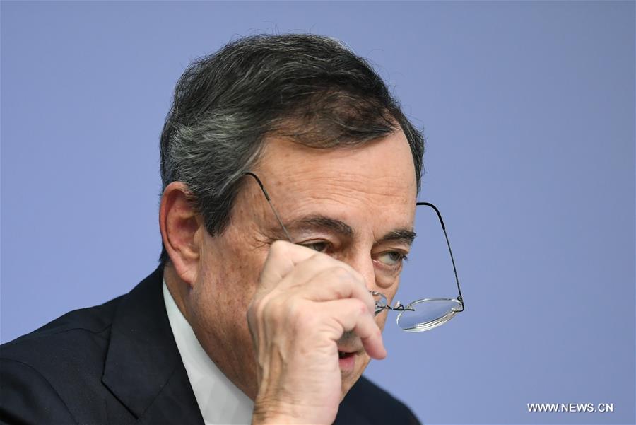 GERMANY-FRANKFURT-ECB-PRESS CONFERENCE-DRAGHI