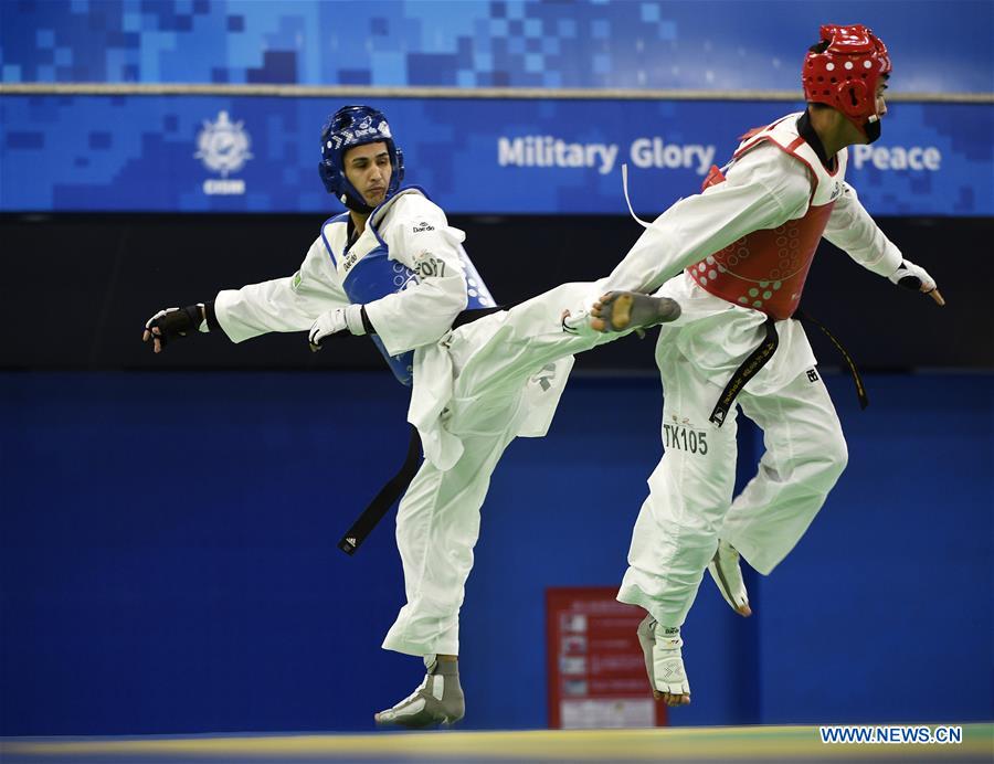 (SP)CHINA-WUHAN-7TH MILITARY WORLD GAMES-TAEKWONDO(CN)