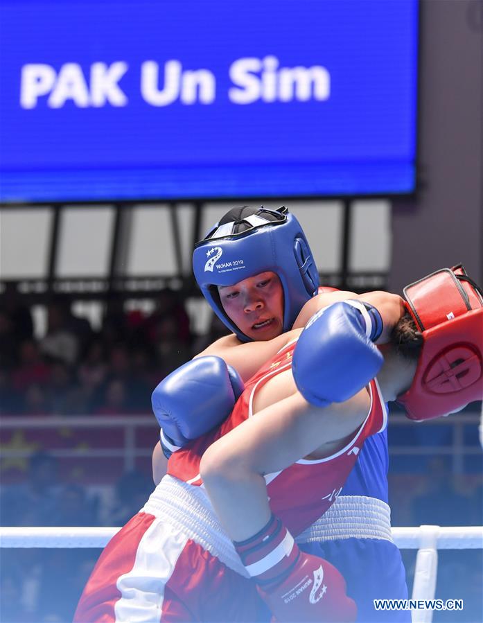 (SP)CHINA-WUHAN-7TH MILITARY WORLD GAMES-BOXING