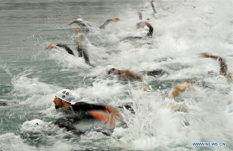 (SP)CHINA-WUHAN-7TH MILITARY WORLD GAMES-TRIATHLON