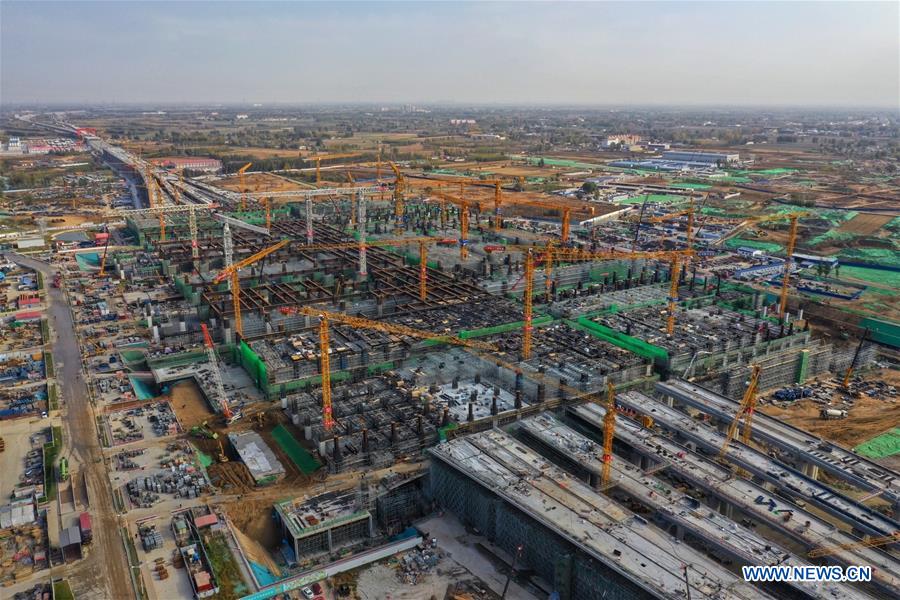 CHINA-HEBEI-INTER-CITY RAILWAY-XIONGAN STATION-CONSTRUCTION (CN)