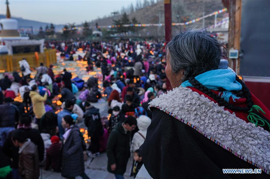 CHINA-QINGHAI-XINING-BUTTER LAMP FESTIVAL (CN)