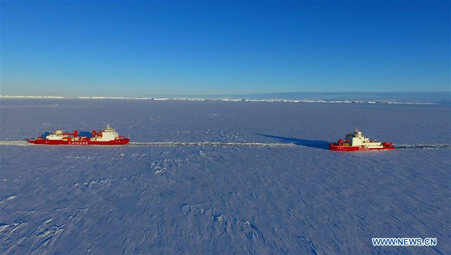 (EyesonSci) CHINA-XUELONG 2-ANTARCTIC-EXPEDITION-ICEBREAKING(CN)