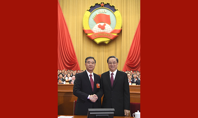 China Focus: Wang Yang elected chairman of China's top political advisory body