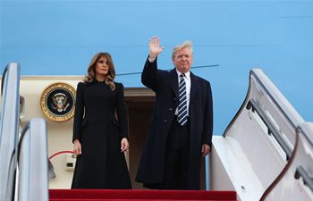 US President Donald Trump lands in China, starting three-day state visit