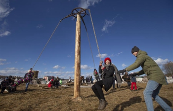 Maslenitsa celebration held in Moscow, Russia