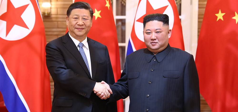 習(xí)近平同朝鮮勞動(dòng)黨委員長、國務(wù)委員會委員長金正恩舉行會談