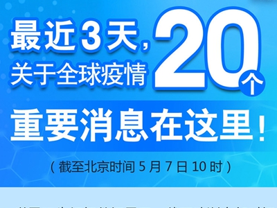 【圖解】最近3天，關(guān)于全球疫情20個重要消息在這里！